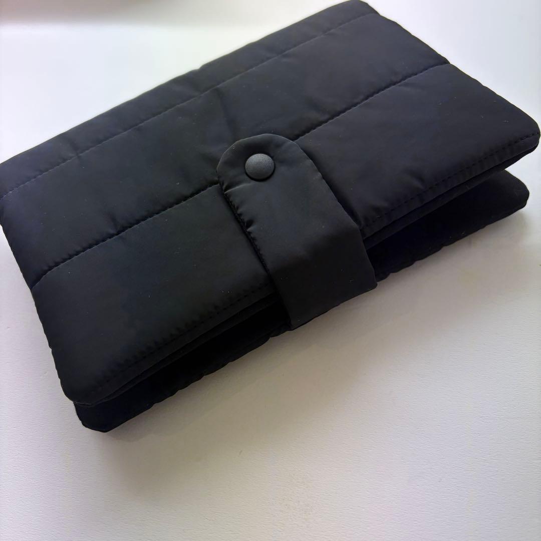 【SALE】バインダーカバー　シンプルブラック　※バインダーは付属しません