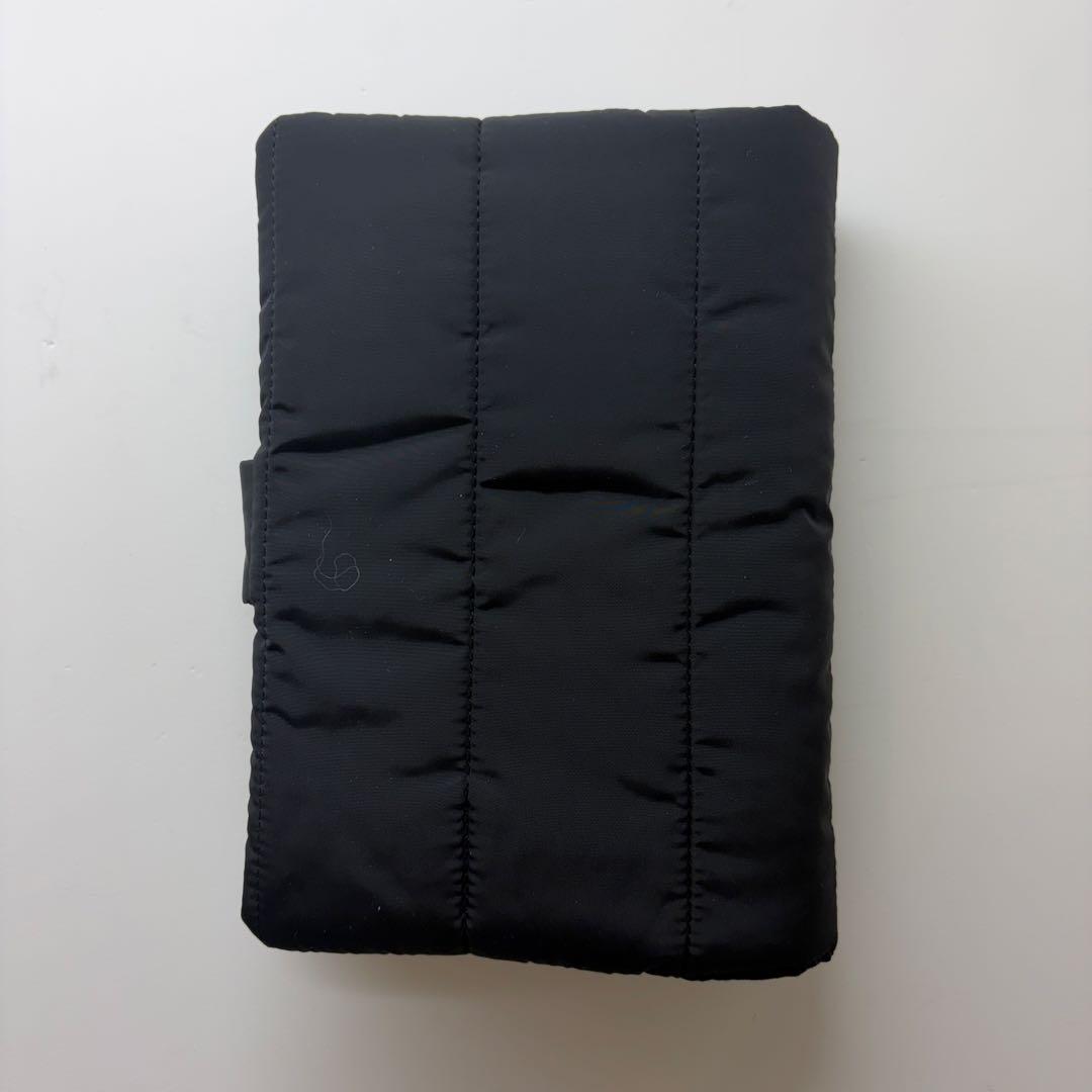 【SALE】バインダーカバー　シンプルブラック　※バインダーは付属しません