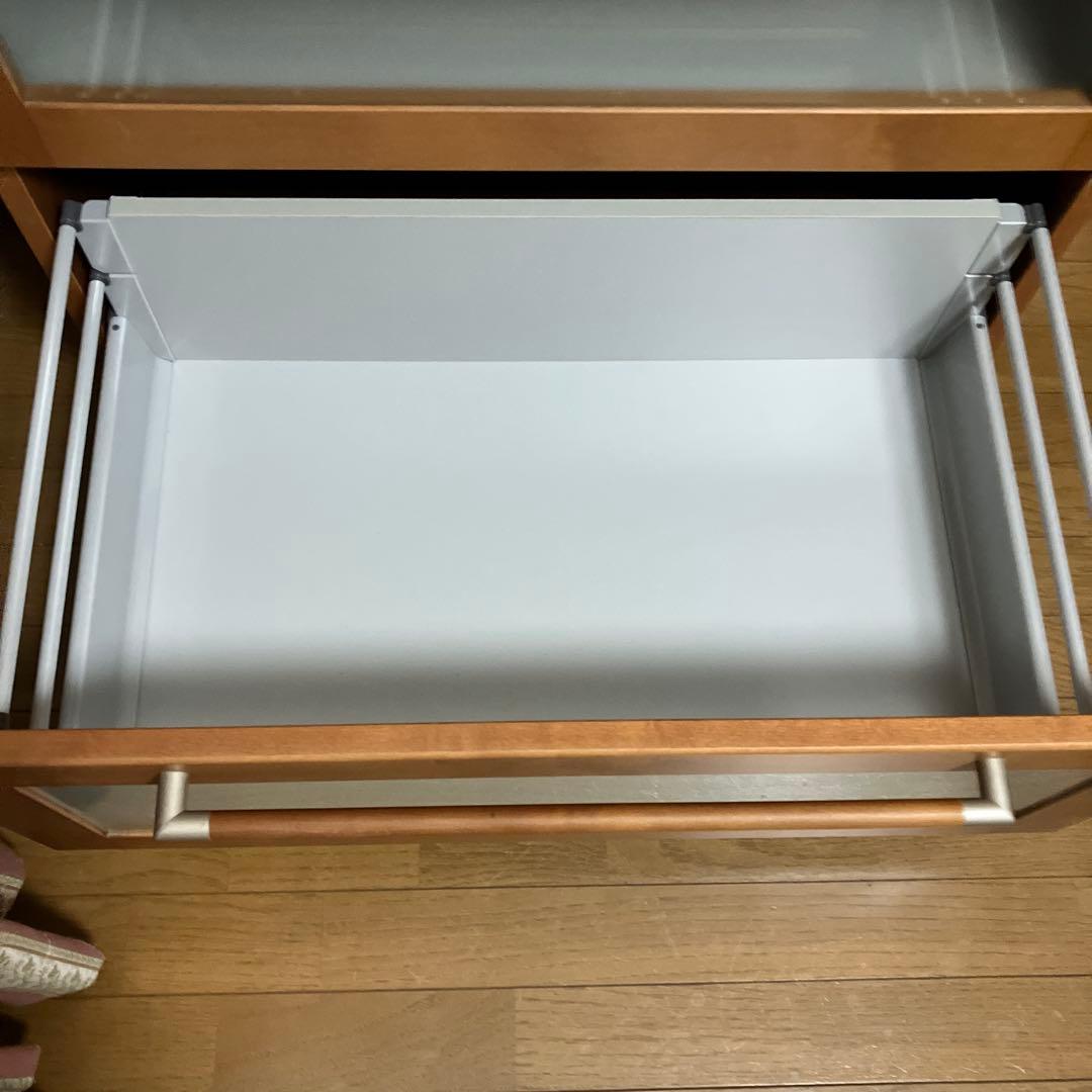 天然木使用　国産　食器棚