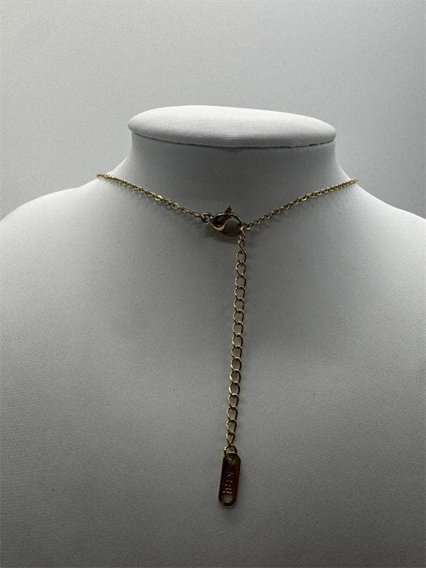 STAR JEWELRY K18アズキチェーンネックレス1.68gホ一ルマ一ク刻