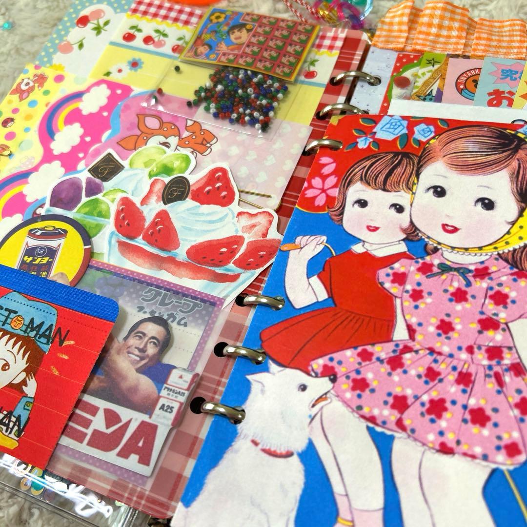 1047 おすそ分けファイル　A5クリアバインダー おもちゃ箱『特大号』