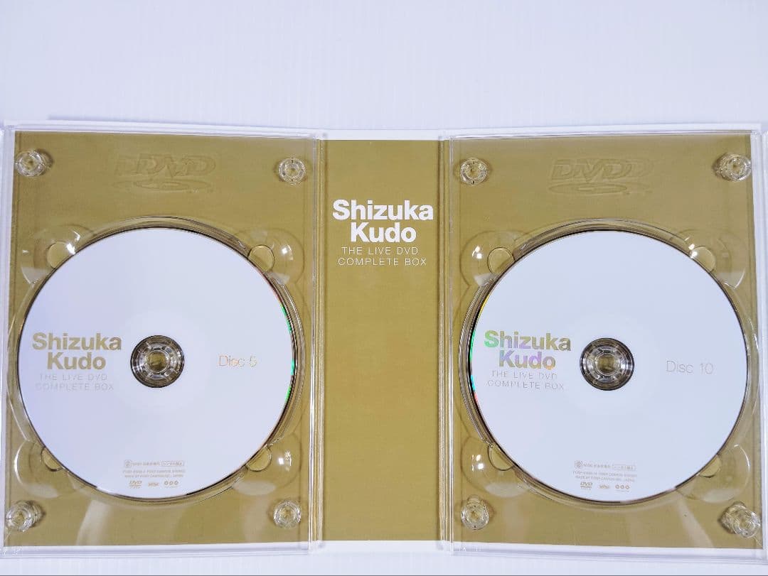 Shizuka Kudo THE LIVE DVD COMPLETE 10枚組