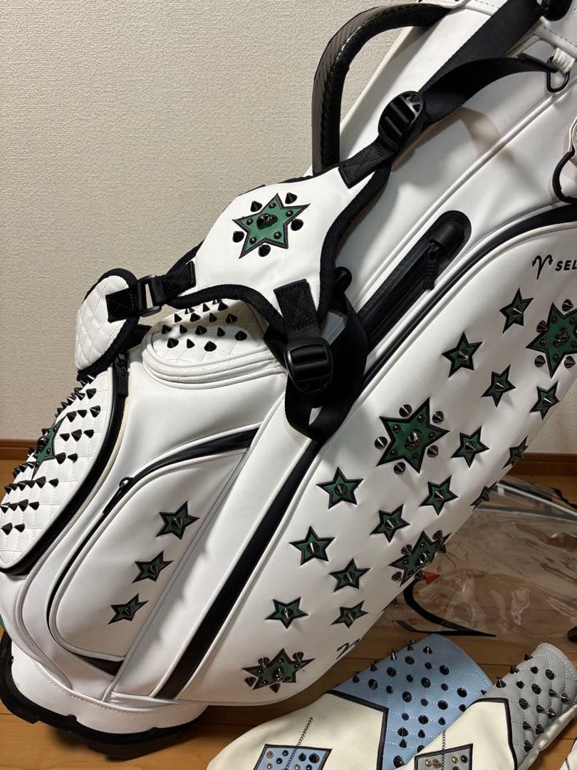 希少！アザスセルモ キャディバック　世界限定30本SELMO スタッズ グリーン