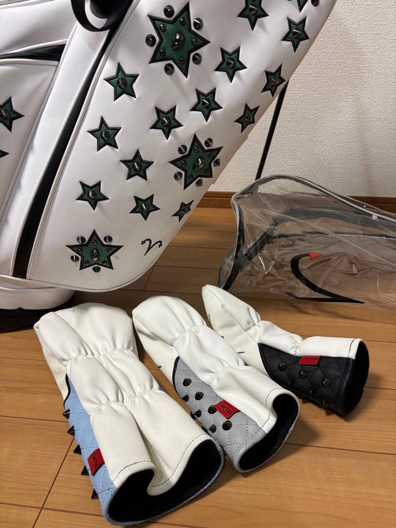 希少！アザスセルモ キャディバック　世界限定30本SELMO スタッズ グリーン