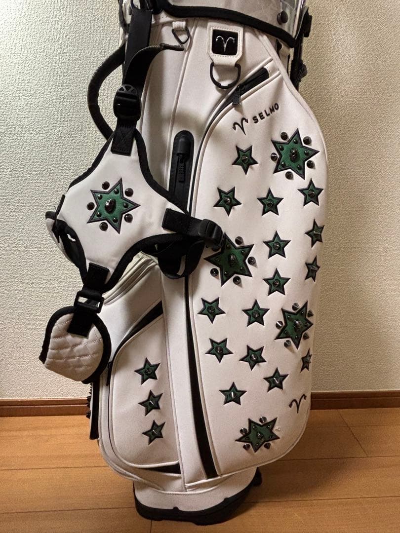 希少！アザスセルモ キャディバック　世界限定30本SELMO スタッズ グリーン