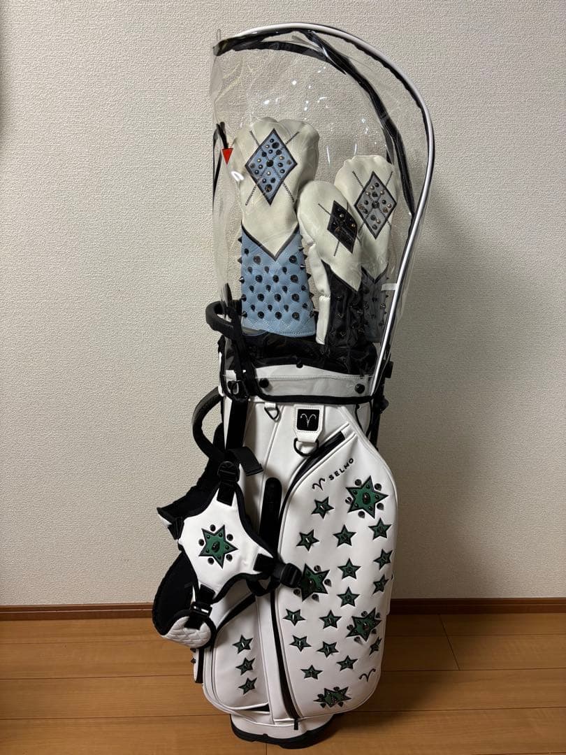 希少！アザスセルモ キャディバック　世界限定30本SELMO スタッズ グリーン