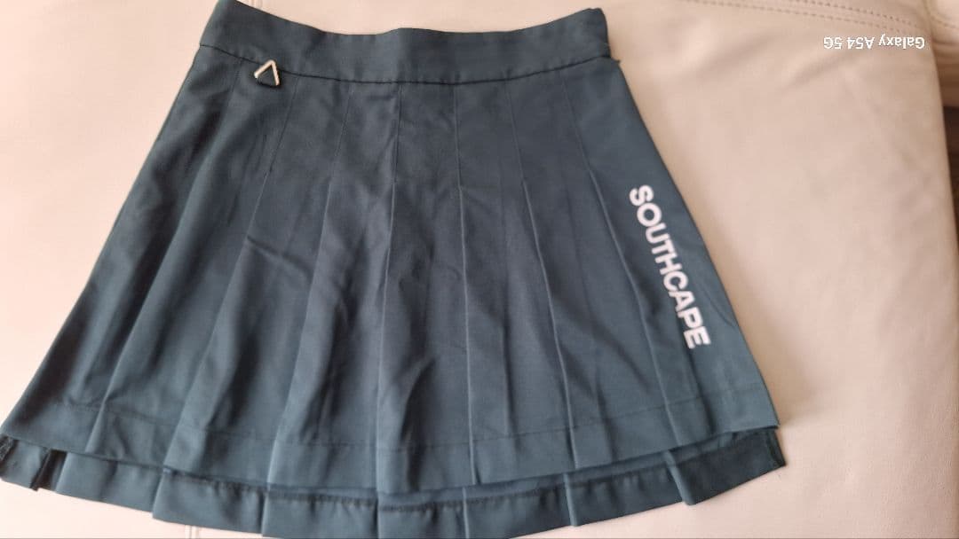 SOUTH CAPE プリーツスカート Lサイズ ダークグリーン