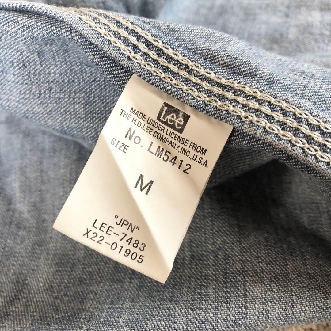 lee 91-j カバーオール デニム LM5412 レザー襟 リメイク