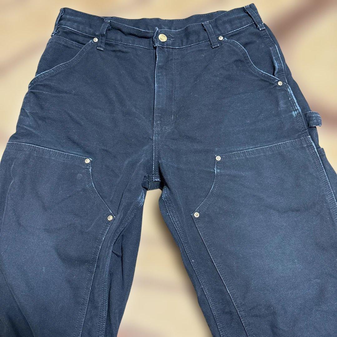 t*1様 カーハート　ダブルニー　ブラック