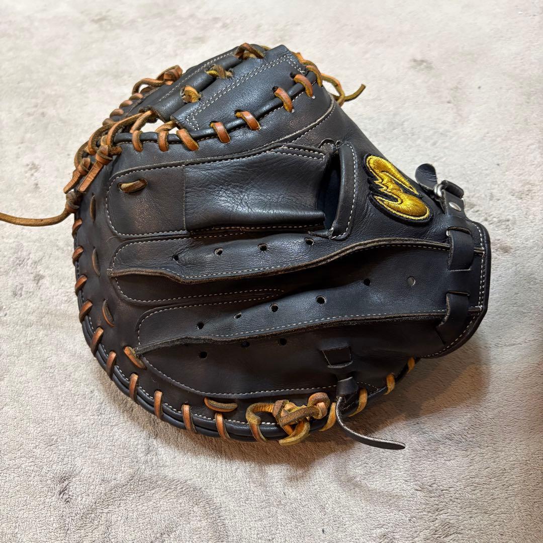 【日本製】ジームス 硬式 キャッチャーミット 野球 ミット グラブ グローブ 黒