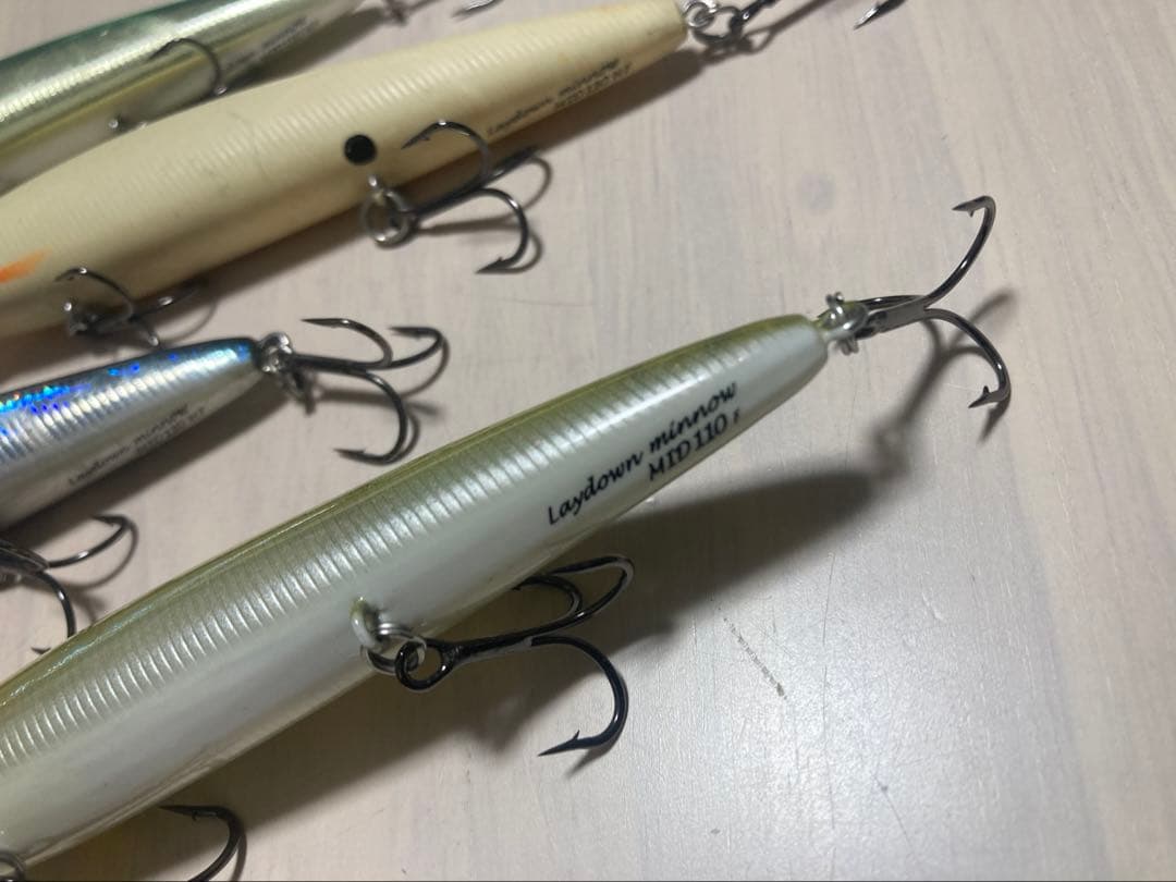 ノリーズ　レイダウンミノーＦ・レイダウンミノーＨＦ・アユチュピ ミノー　セット