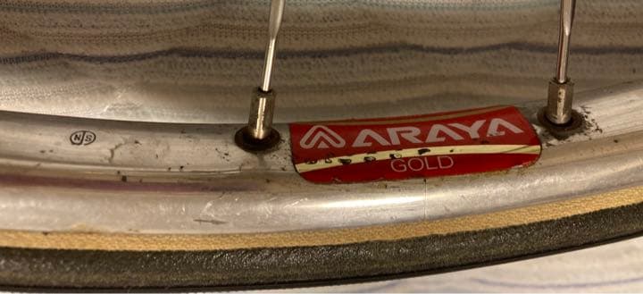 デュラエース　競輪　ピスト　ホイール　前輪　（フロントホイール） アラヤ　njs