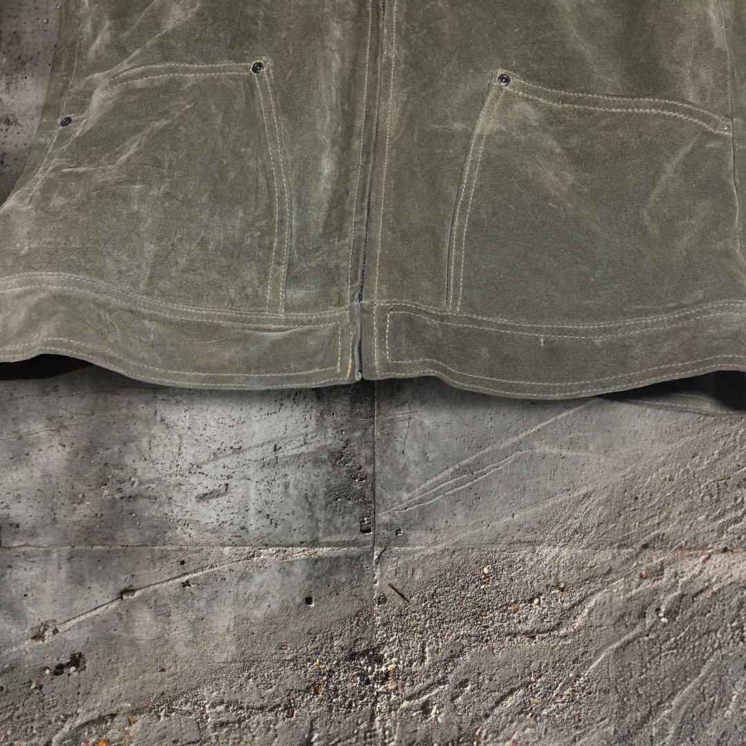 激レアUSA製B.FREETALONジップ本革スエードジャケットアメカジ古着