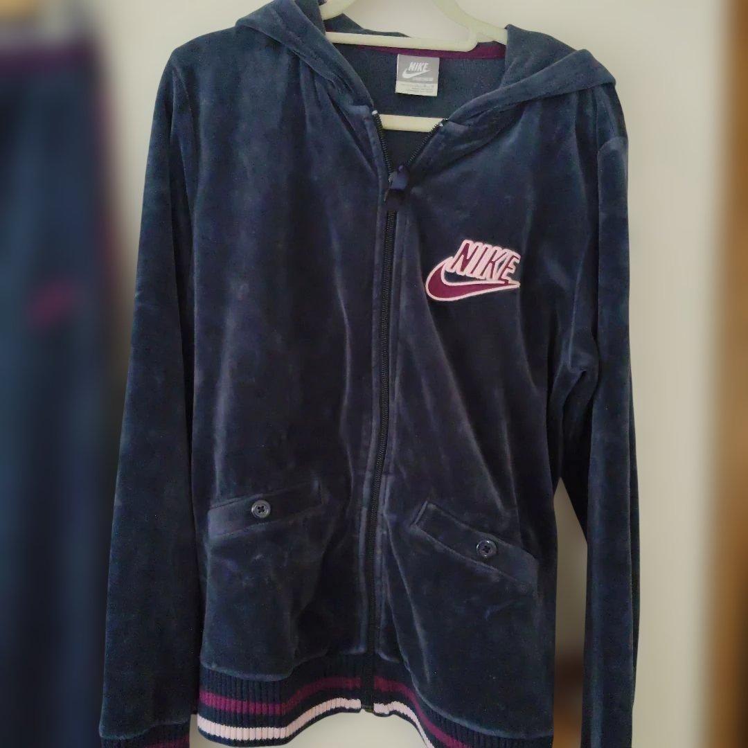 Nike レディース　ベロアジャージ上下セット L