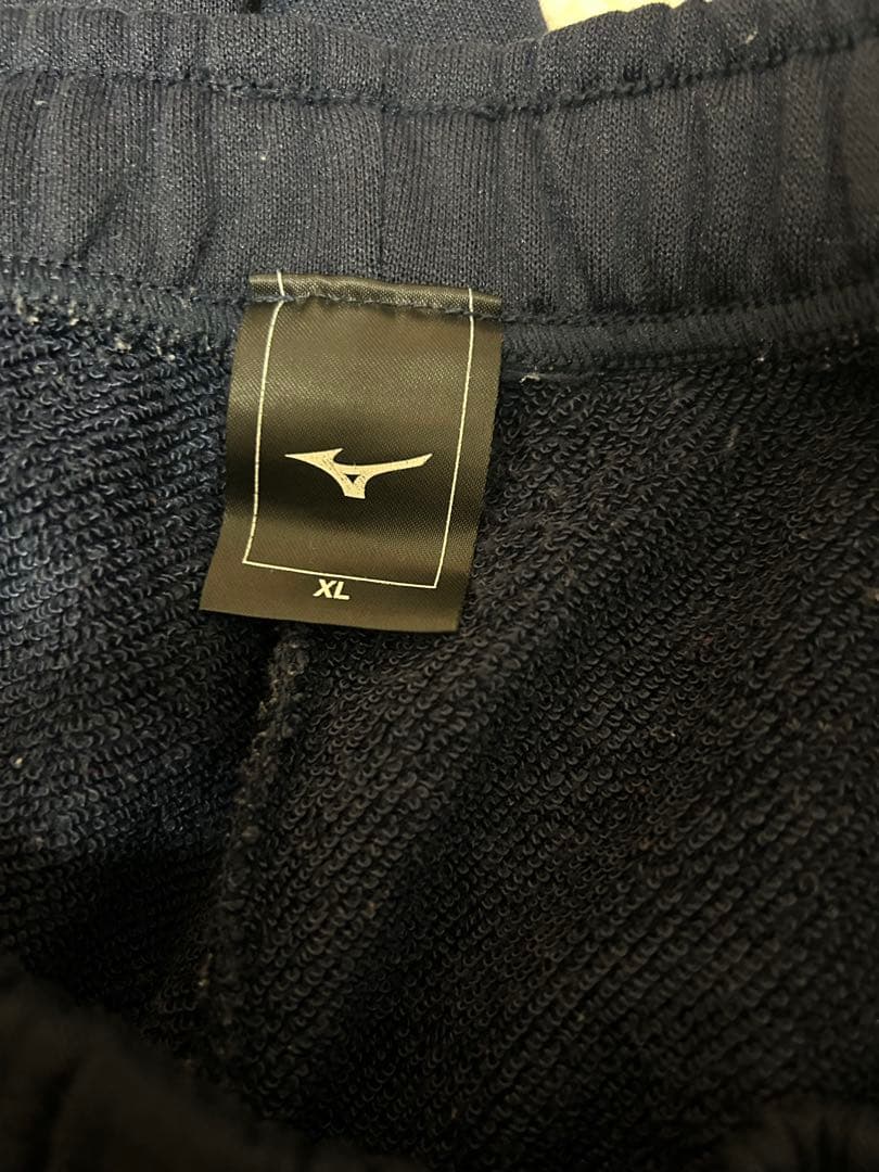 Mizuno スウェット上下セット ネイビー 日本航空高校