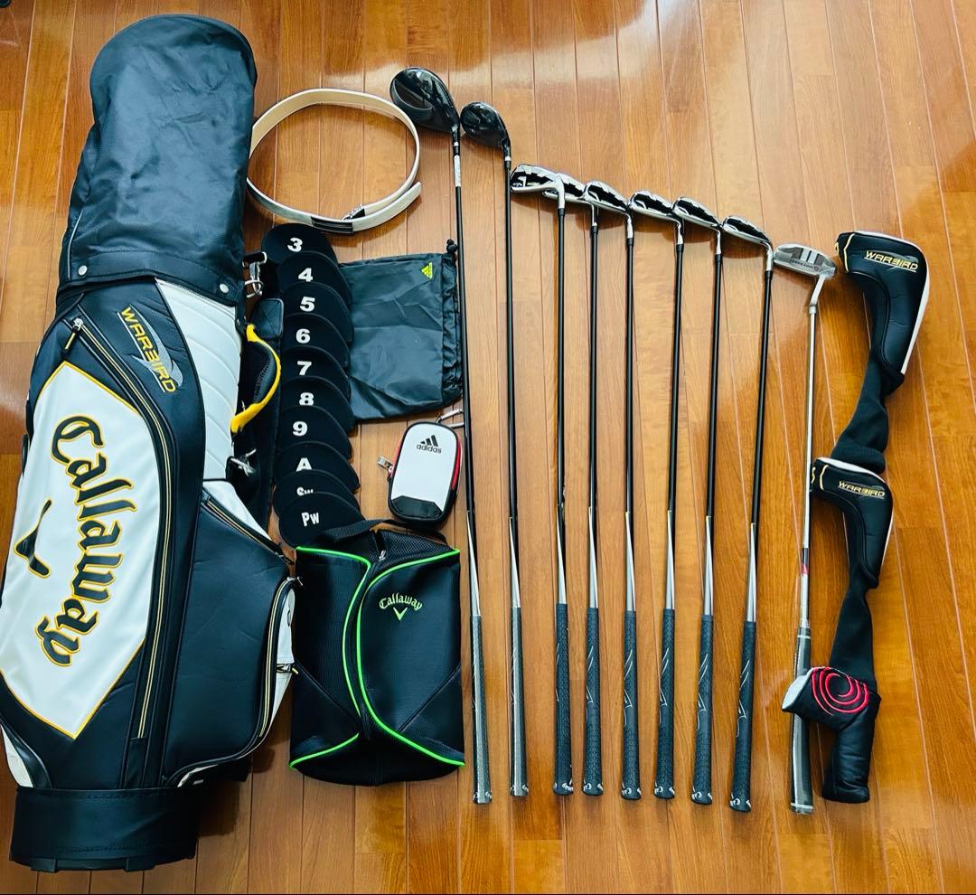 キャロウェイ WARBIRD ゴルフクラブセット ９本　極美品　特典おまけ付