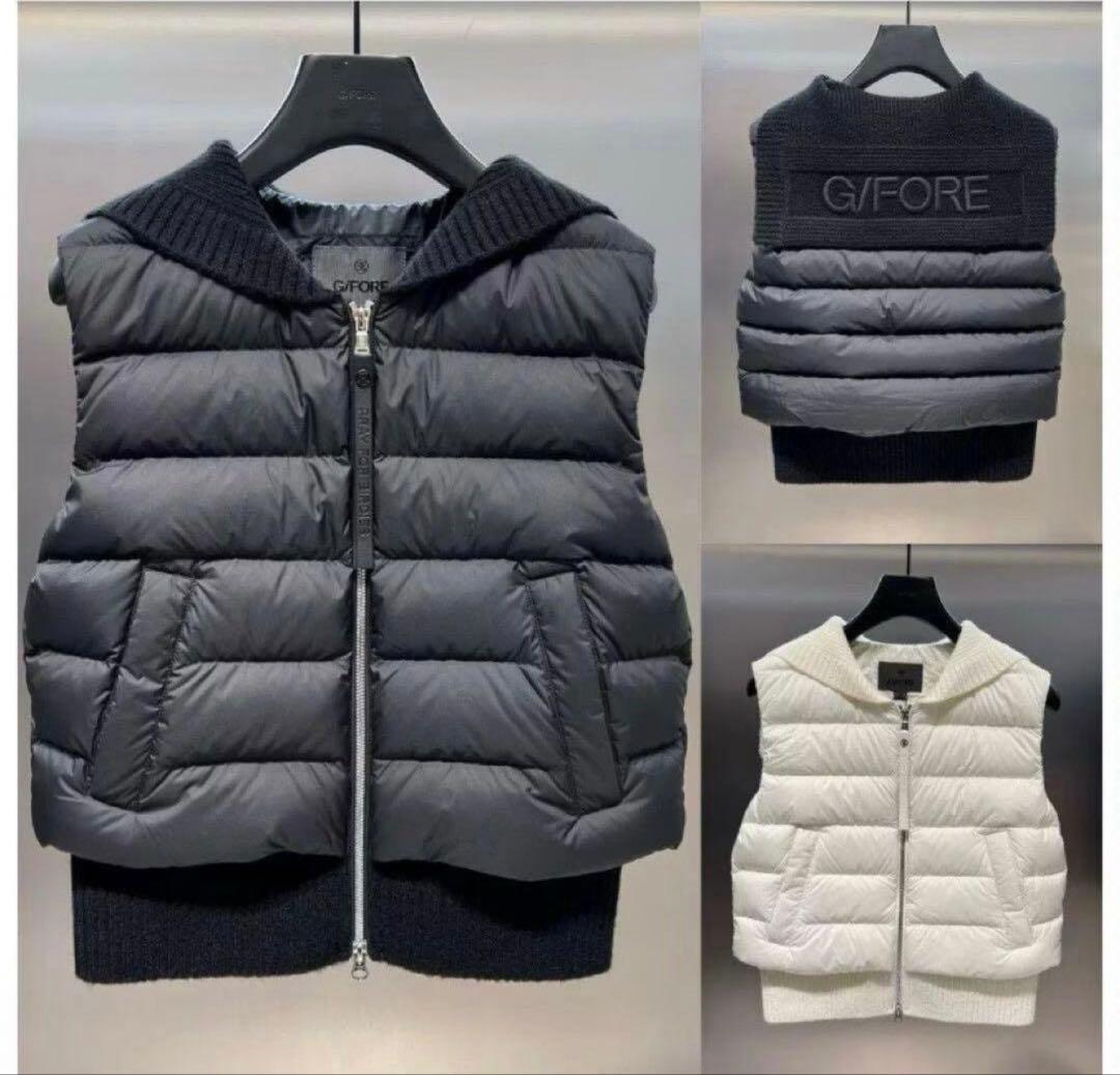 G/FORE 新作ジーフォア ゴルフウェア トップス ノースリーブ ダウンベスト