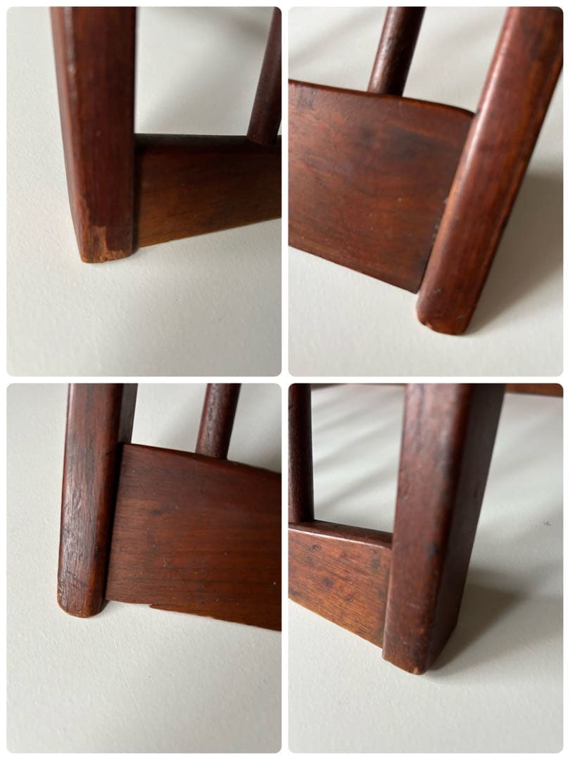 無垢材ヴィンテージ　マガジンラック ミッドセンチュリー 北欧