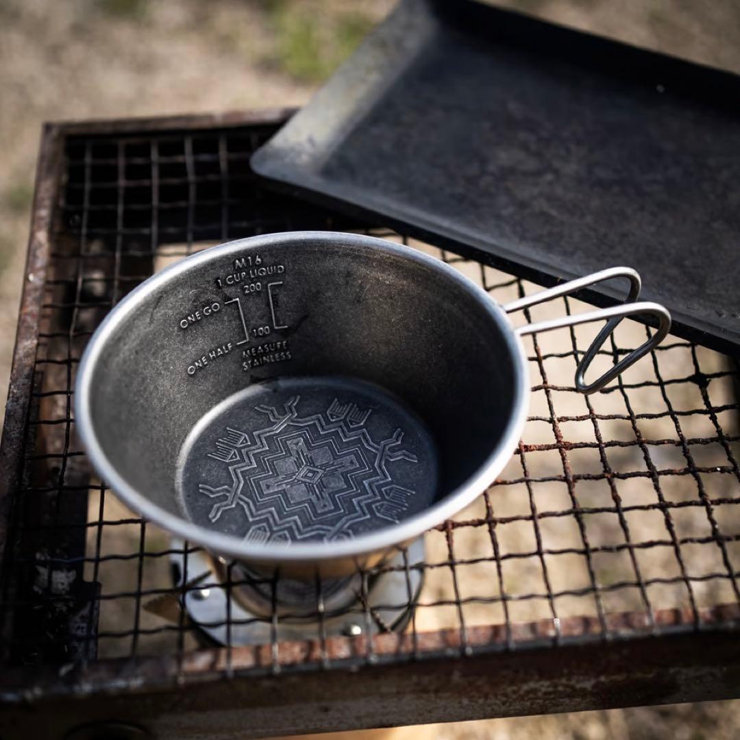 【OLD MOUNTAIN】 新品 ビンテージ　シェラ　シェラカップ ブラック