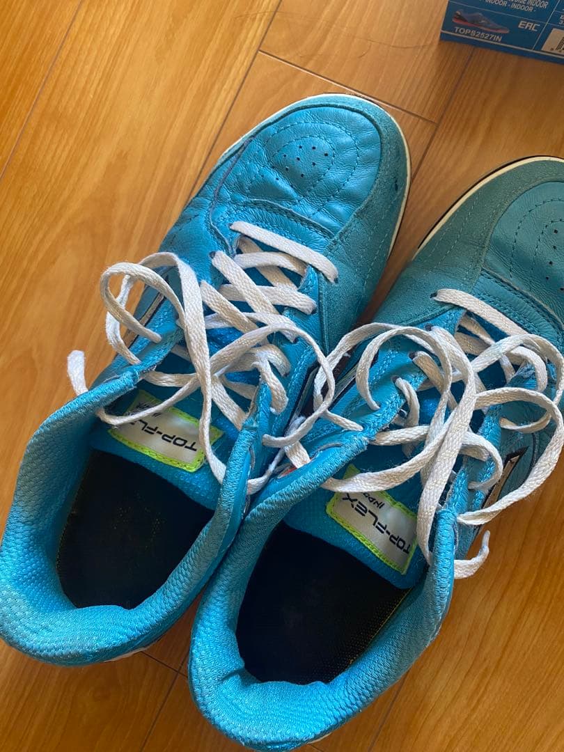 シューズ TOP FLEX 2527 TURQUOISE INDOOR 40
