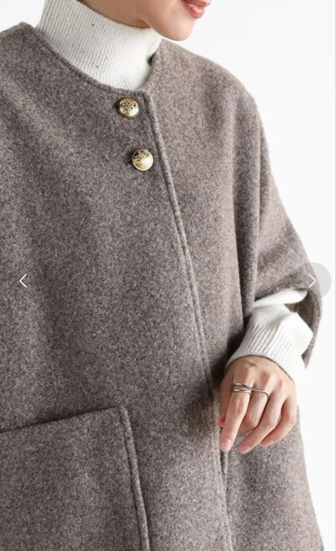 Vin ウールライクドルマンコート