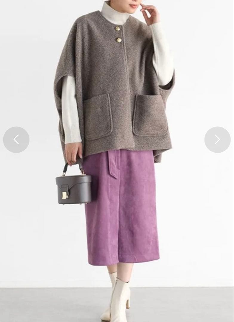 Vin ウールライクドルマンコート