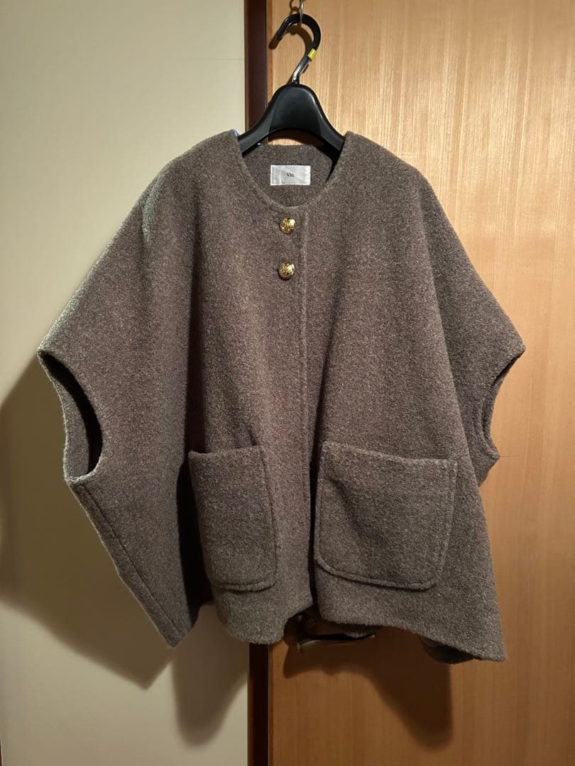 Vin ウールライクドルマンコート