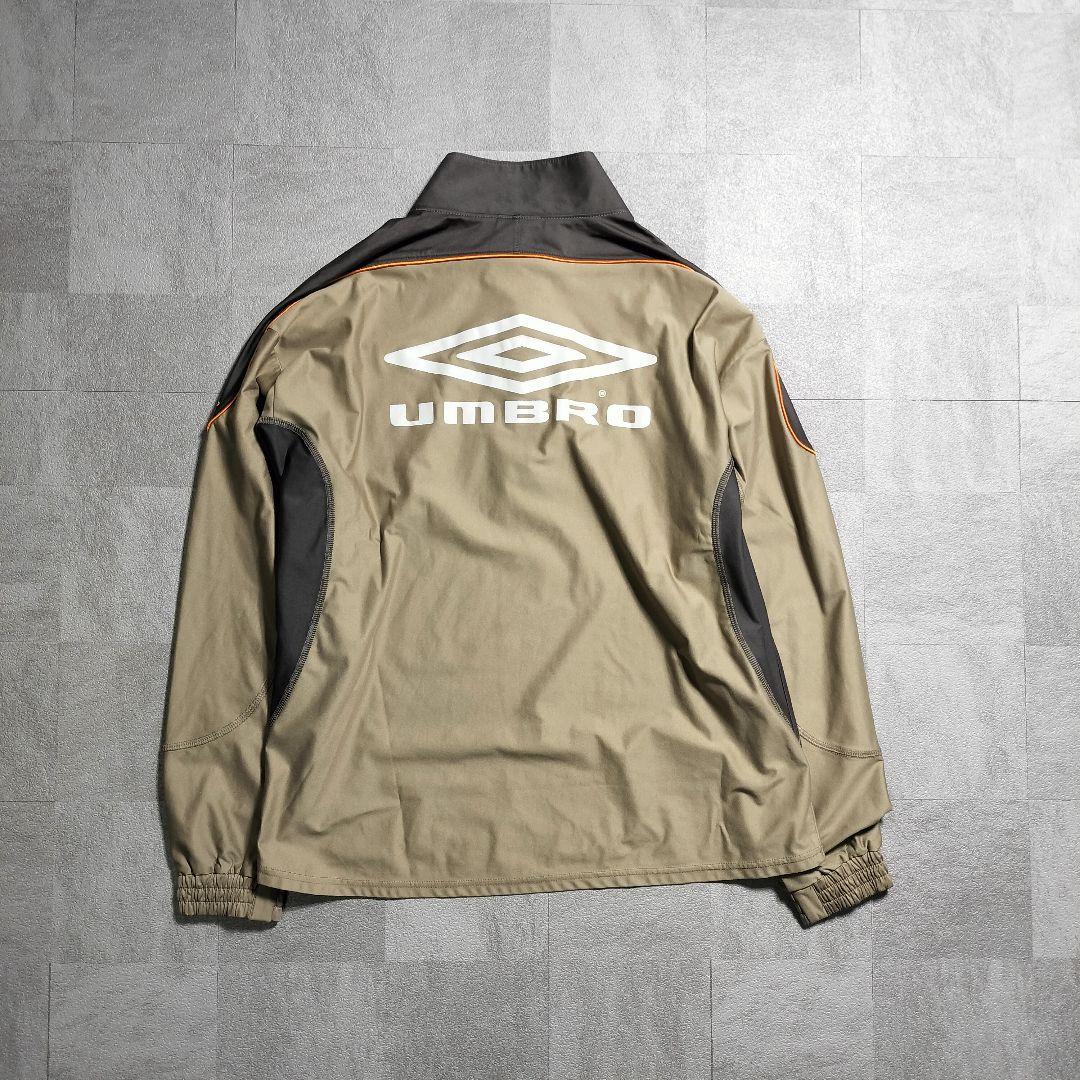 極美品 old UMBRO アースカラー バイカラー パイピング M ストレッチ