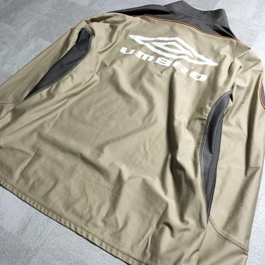 極美品 old UMBRO アースカラー バイカラー パイピング M ストレッチ