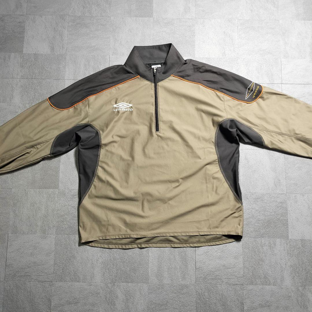 極美品 old UMBRO アースカラー バイカラー パイピング M ストレッチ
