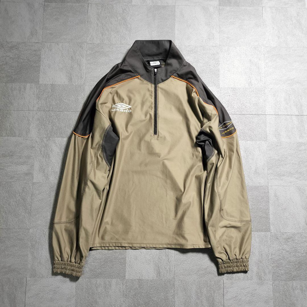 極美品 old UMBRO アースカラー バイカラー パイピング M ストレッチ
