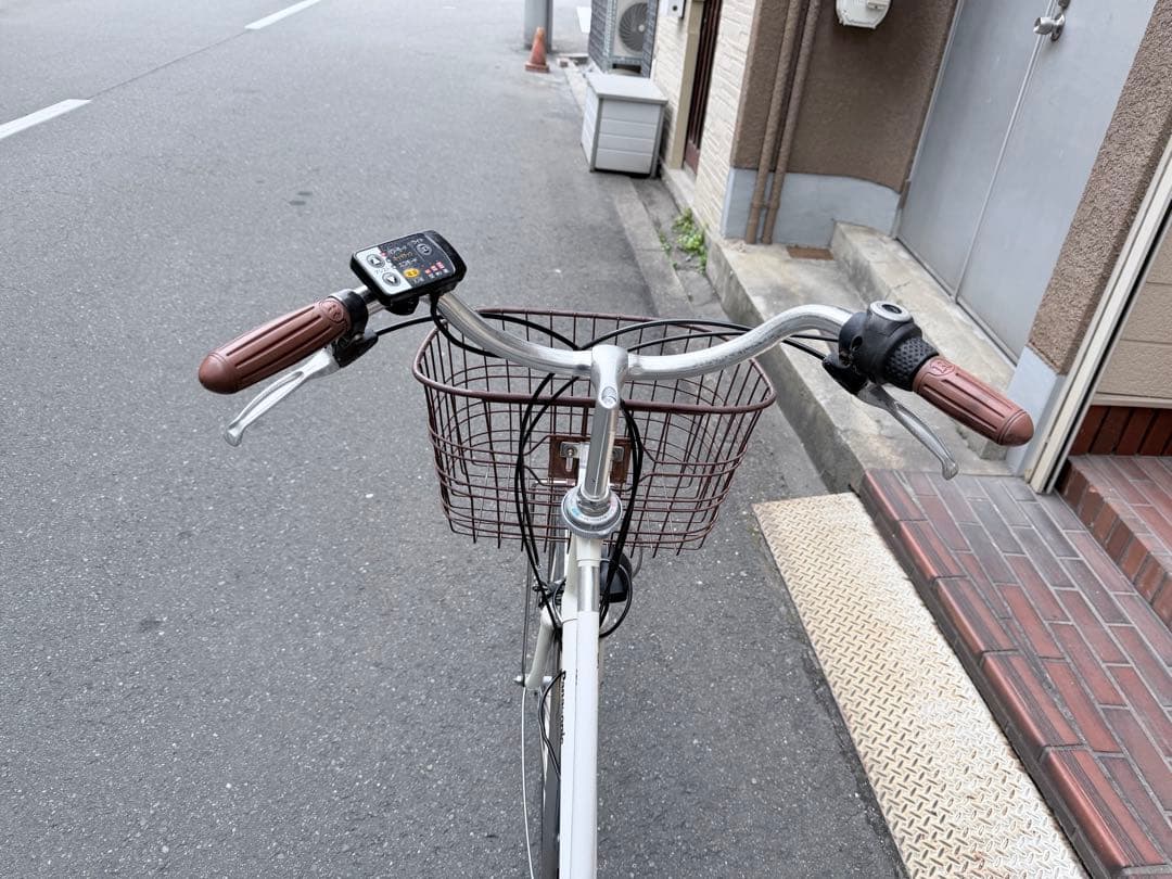 大阪府　パナソニック　電動アシスト自転車　26インチ　バッテリー8.9ah