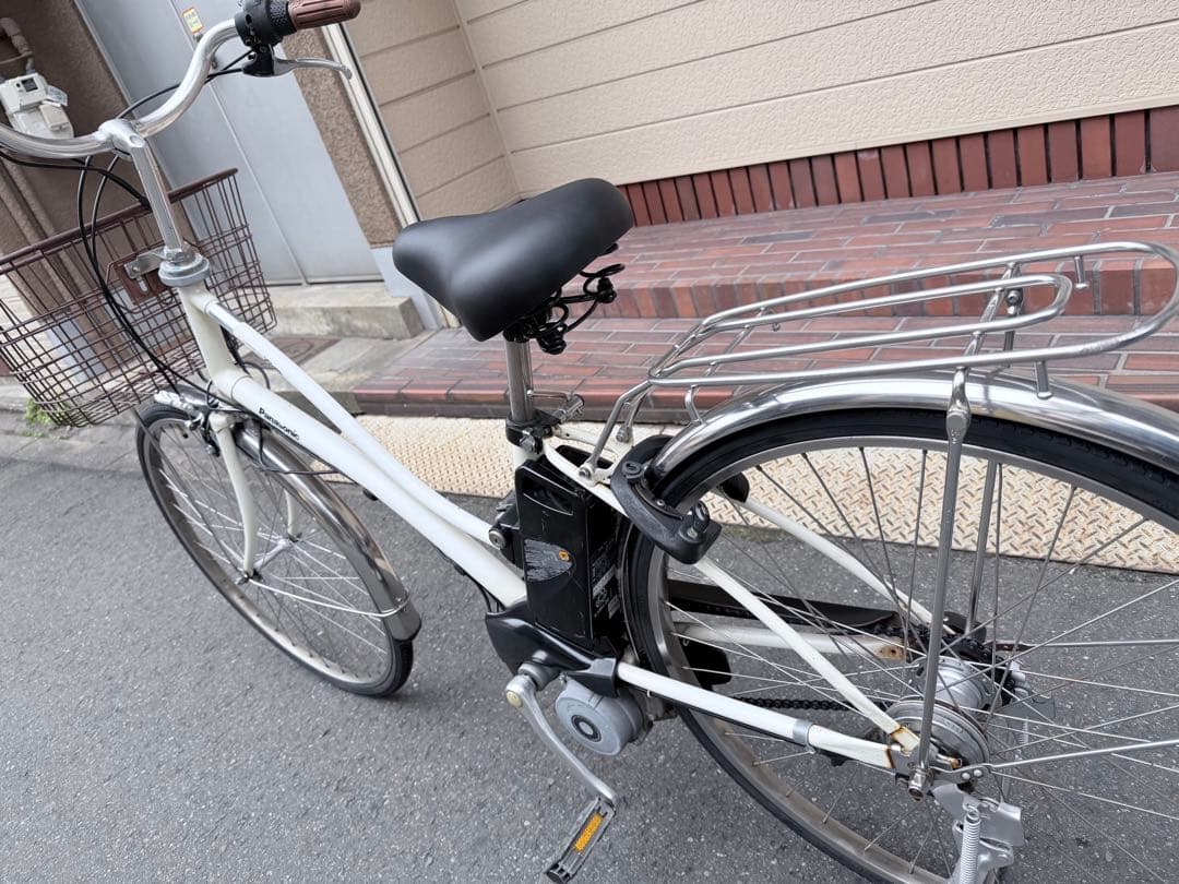 大阪府　パナソニック　電動アシスト自転車　26インチ　バッテリー8.9ah