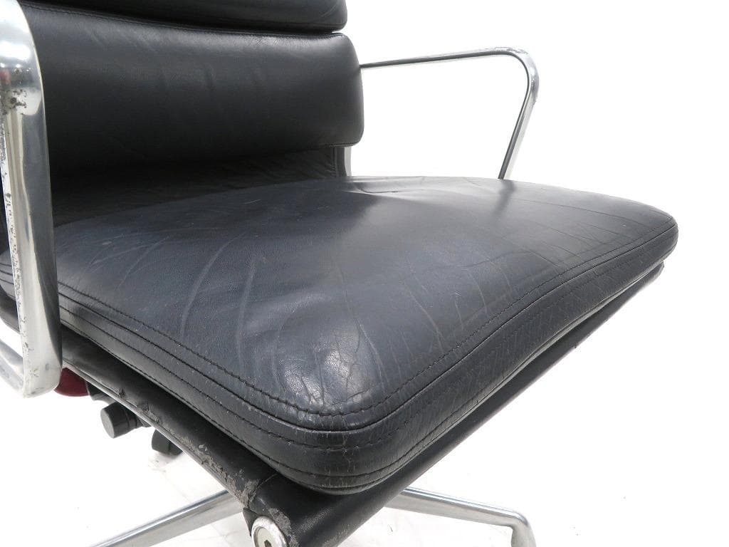 ハーマンミラー　ソフトパッド　総本革　レザー　デスクチェア　イームズ　チェア