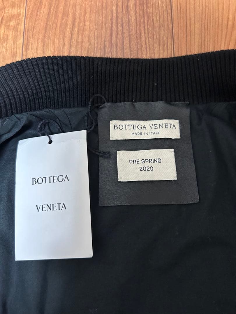 BottegaVeneta レザーブルゾン 黒 ブラック MA1 ダニエルリー