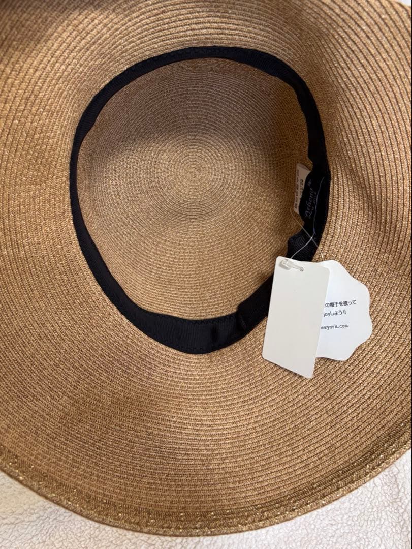 専用Athena New Yorkアシーナニューヨークリボン 麦わら帽子 ハット