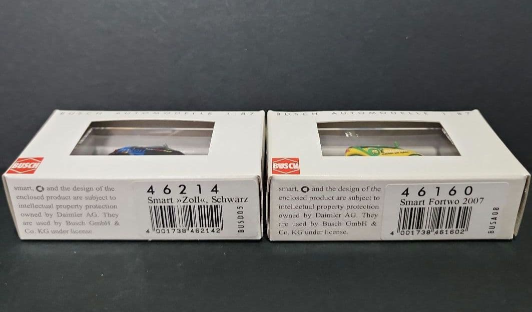 ブッシュ　スマート４５１ 1/87（HO）スケール　１２台セット