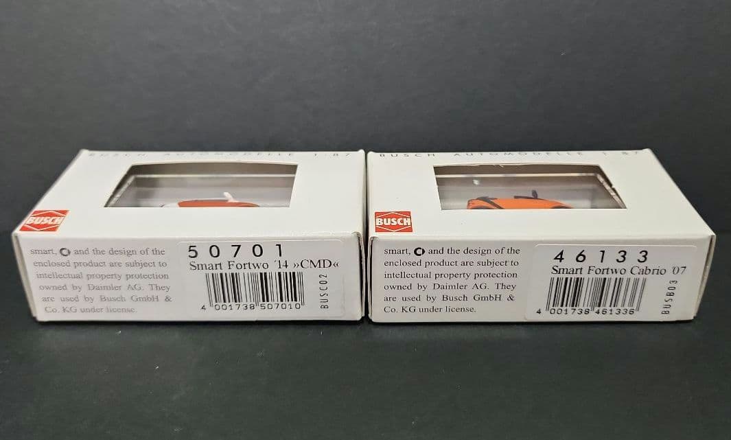 ブッシュ　スマート４５１ 1/87（HO）スケール　１２台セット