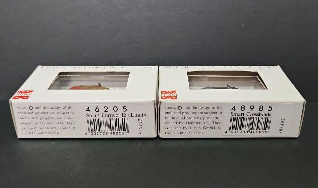 ブッシュ　スマート４５１ 1/87（HO）スケール　１２台セット