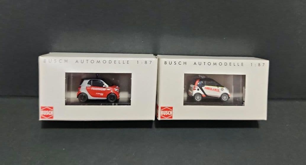 ブッシュ　スマート４５１ 1/87（HO）スケール　１２台セット