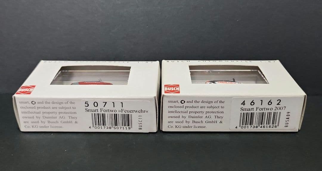 ブッシュ　スマート４５１ 1/87（HO）スケール　１２台セット