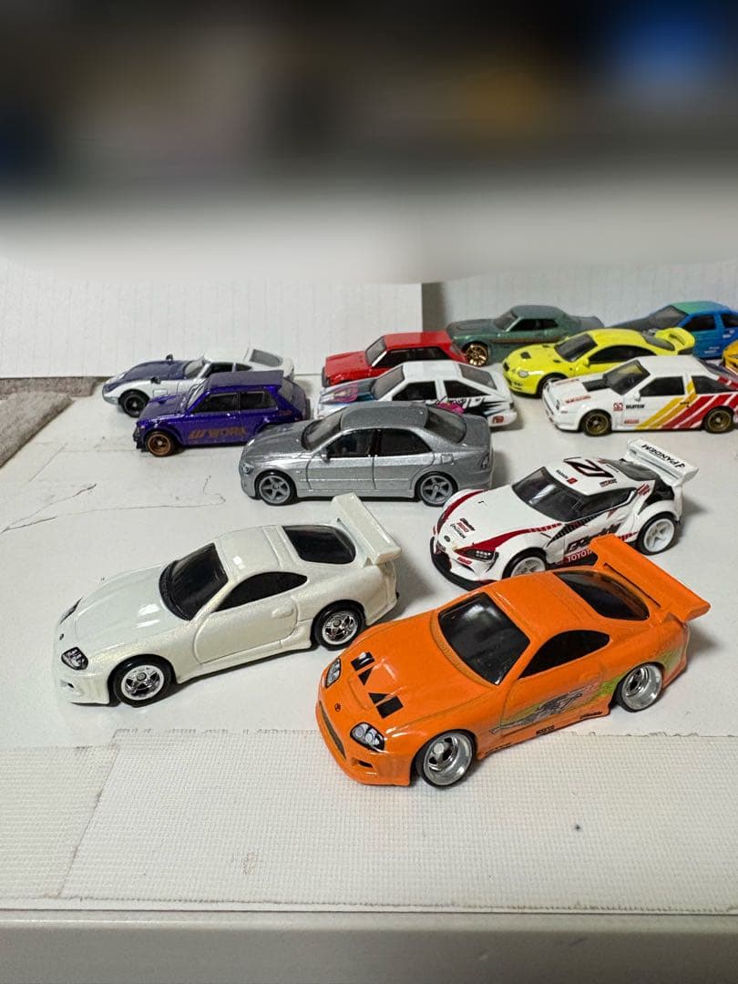 ホットウィールミニカー トヨタスポーツカー系 19台セット+おまけ1台ワイスピ