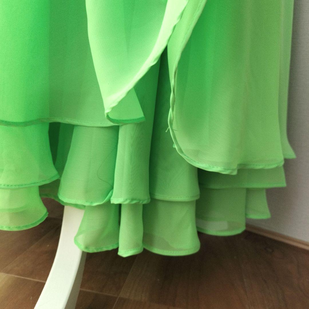 社交ダンス ／グリーンドレス S〜MSsize