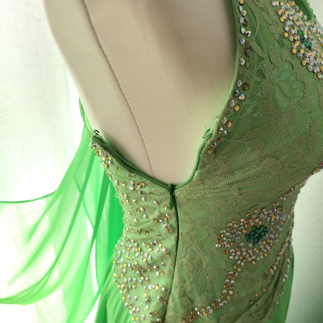 社交ダンス ／グリーンドレス S〜MSsize