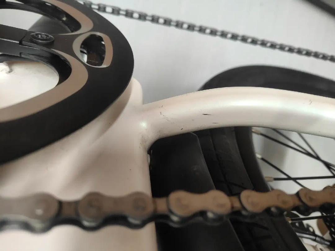 【在庫残りわずか！】折りたたみ電動アシスト自転車ERWAYA02ホワイト