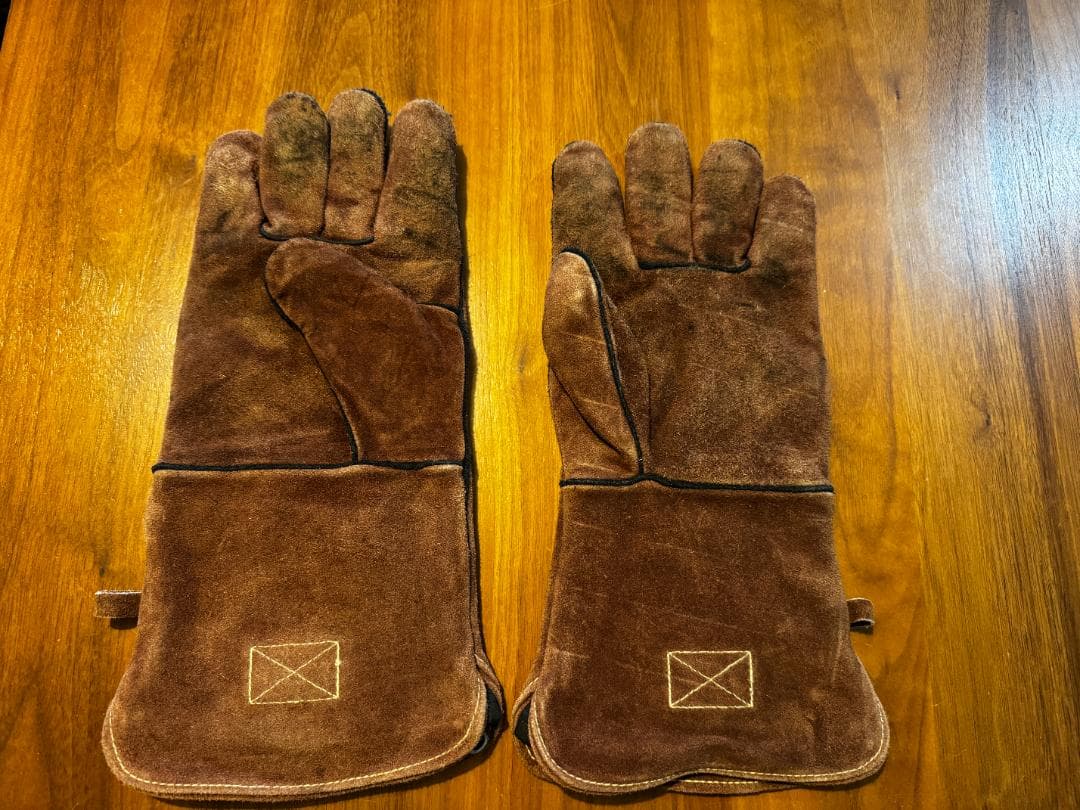 スノーピーク ファイヤーサイドグローブ ブラウン キャンパーズミトンセット