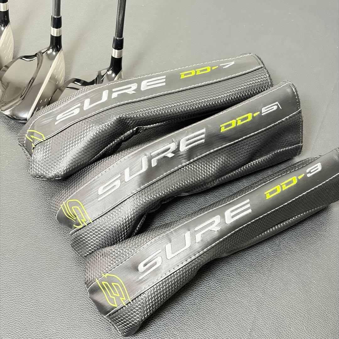 【美品】ミズノ SURE DD 15/18/21° ワンレングス 純正R 優しい
