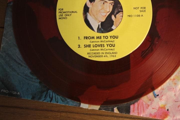 値下☆The Beatles レコード盤6枚中古品☆