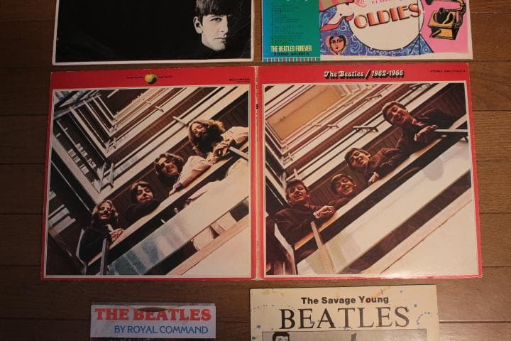 値下☆The Beatles レコード盤6枚中古品☆
