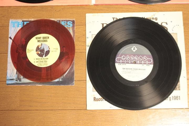 値下☆The Beatles レコード盤6枚中古品☆